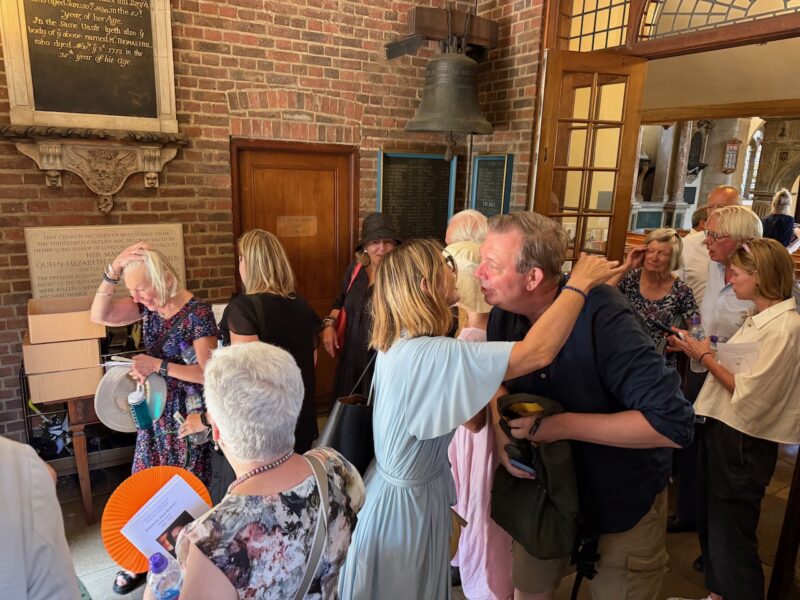 Celebrating the life of Minty Clinch at Chelsea Old Church, Wednesday 24th June 2026. Image © PlanetSKI.